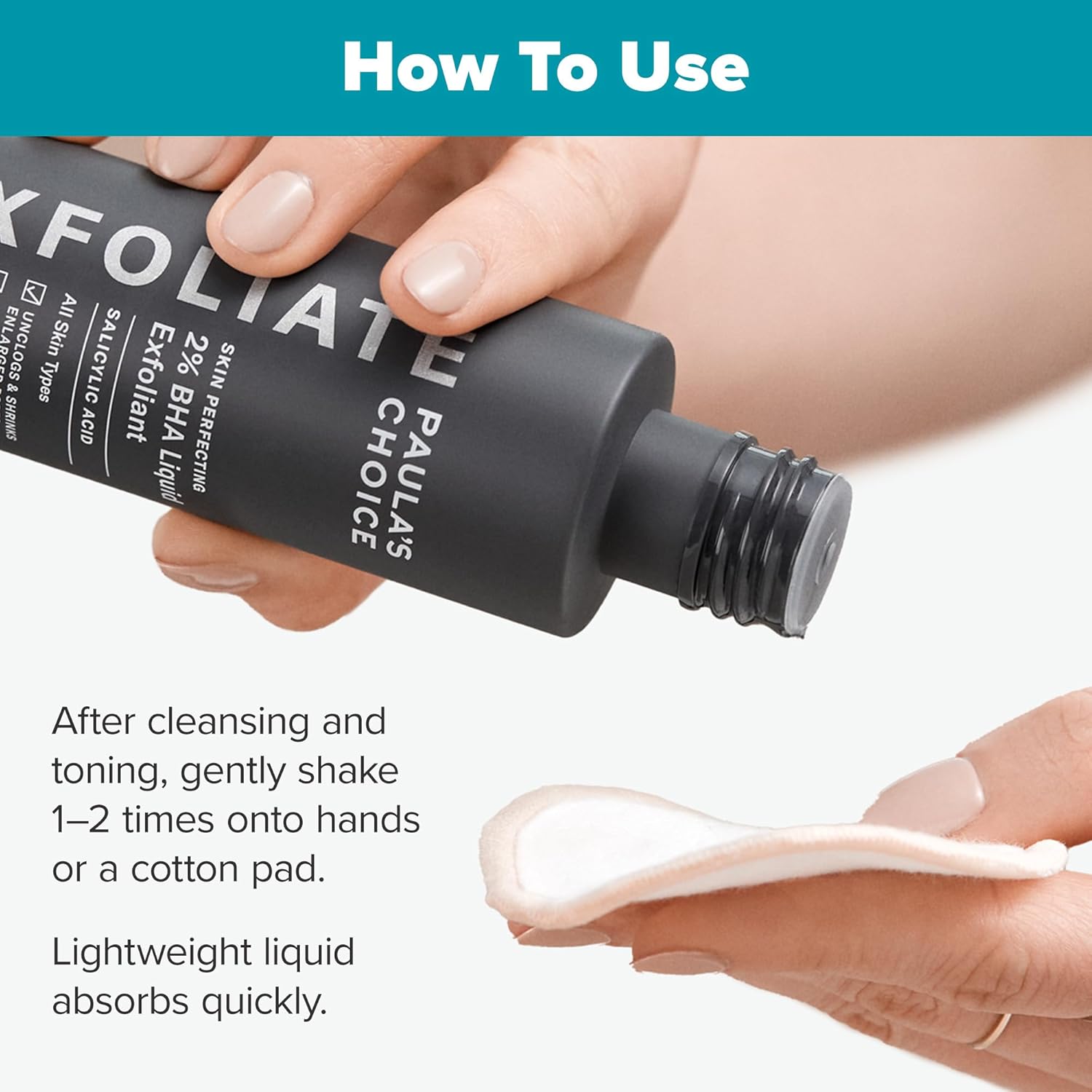 Paula's Choice SKIN PERFECTING 2% BHA Liquid Salicylic Acid Exfoliant-Facial Exfoliant for Blackheads, Enlarged Pores, Wrinkles & Fine Lines