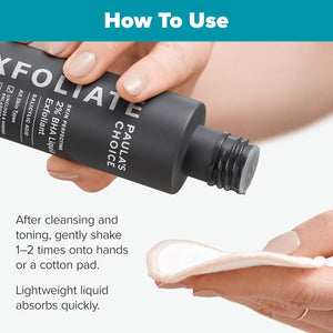 Paula's Choice SKIN PERFECTING 2% BHA Liquid Salicylic Acid Exfoliant-Facial Exfoliant for Blackheads, Enlarged Pores, Wrinkles & Fine Lines