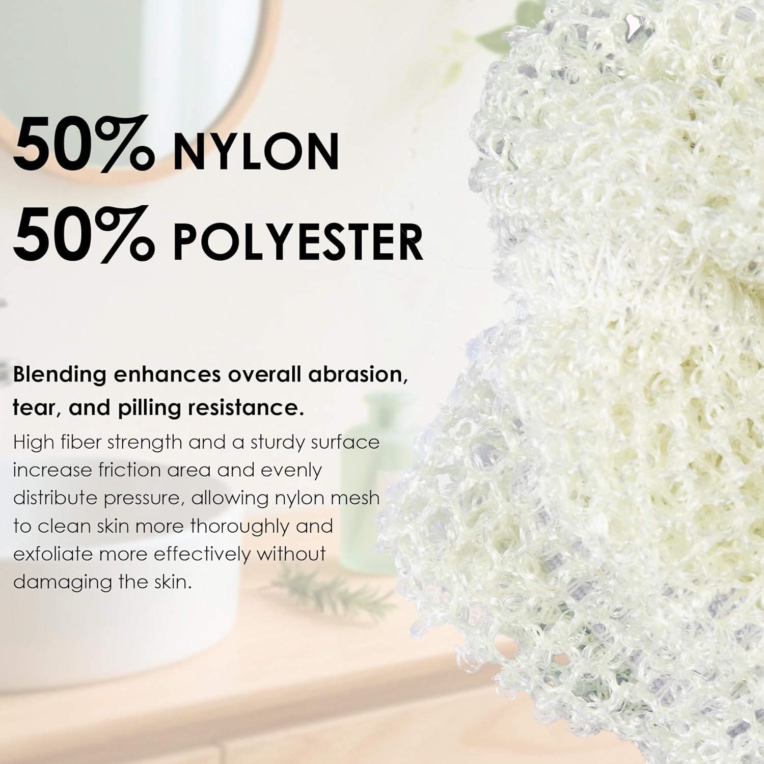 INNERNEED Food-Grade Soft Silicone Body Scrubber Shower Brush Handheld Cleansing Skin Brush, with Exfoliating Net Sponge Case (Black Brush)