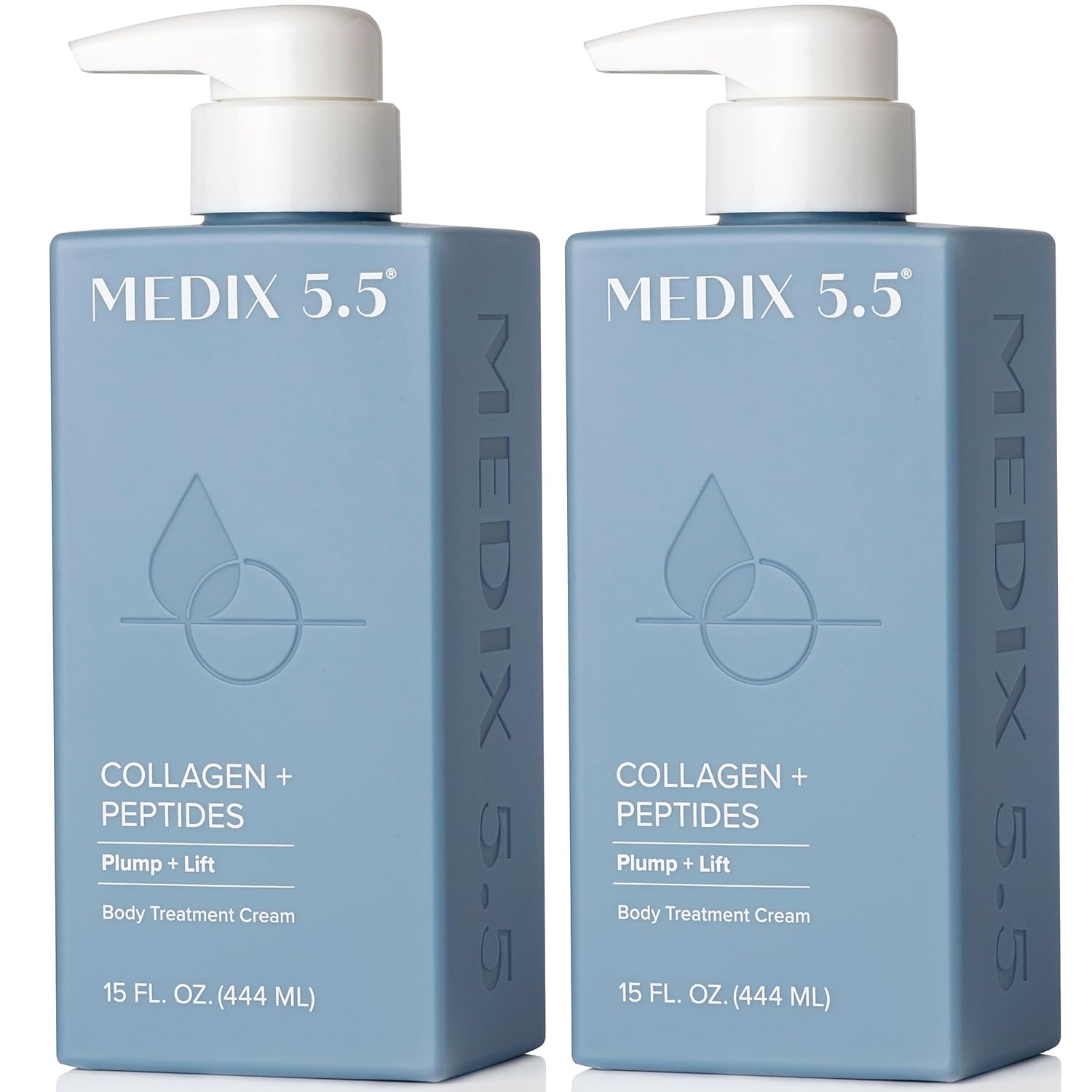 Medix 5.5 Retinol Body Lotion Skincare Moisturizer | Anti Aging Retinol Body Cream | Skin Care Tightening Lotion For Women & Men Helps Diminish Look Of Crepey Skin, Wrinkles, & Fine Lines, 2-Pack
