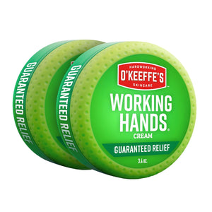 O'Keeffe's Working Hands Hand Cream for Extreme Dryness - 6.8 oz Value Size Jar (2 Pack) - Repairing Skincare for Cracked, Dry Hands