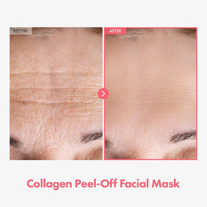 Real Collagen Fit, Hydrolyzed Collagen Wrapping Mask, Peel Off Facial Mask for elasticity, Hydrating, Glow, Glass Skin, Face Moisturizer, Self Care, Korean Skin Care, 50ml, 1.69 fl. oz.