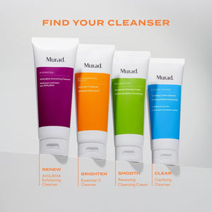 Murad Essential-C Cleanser - Energizing Antioxidant Citrus Face Wash with Vitamin C Technology - Brightening Foaming Gel Washes Away Pollution and Impurities & Conditions and Nourishes Skin