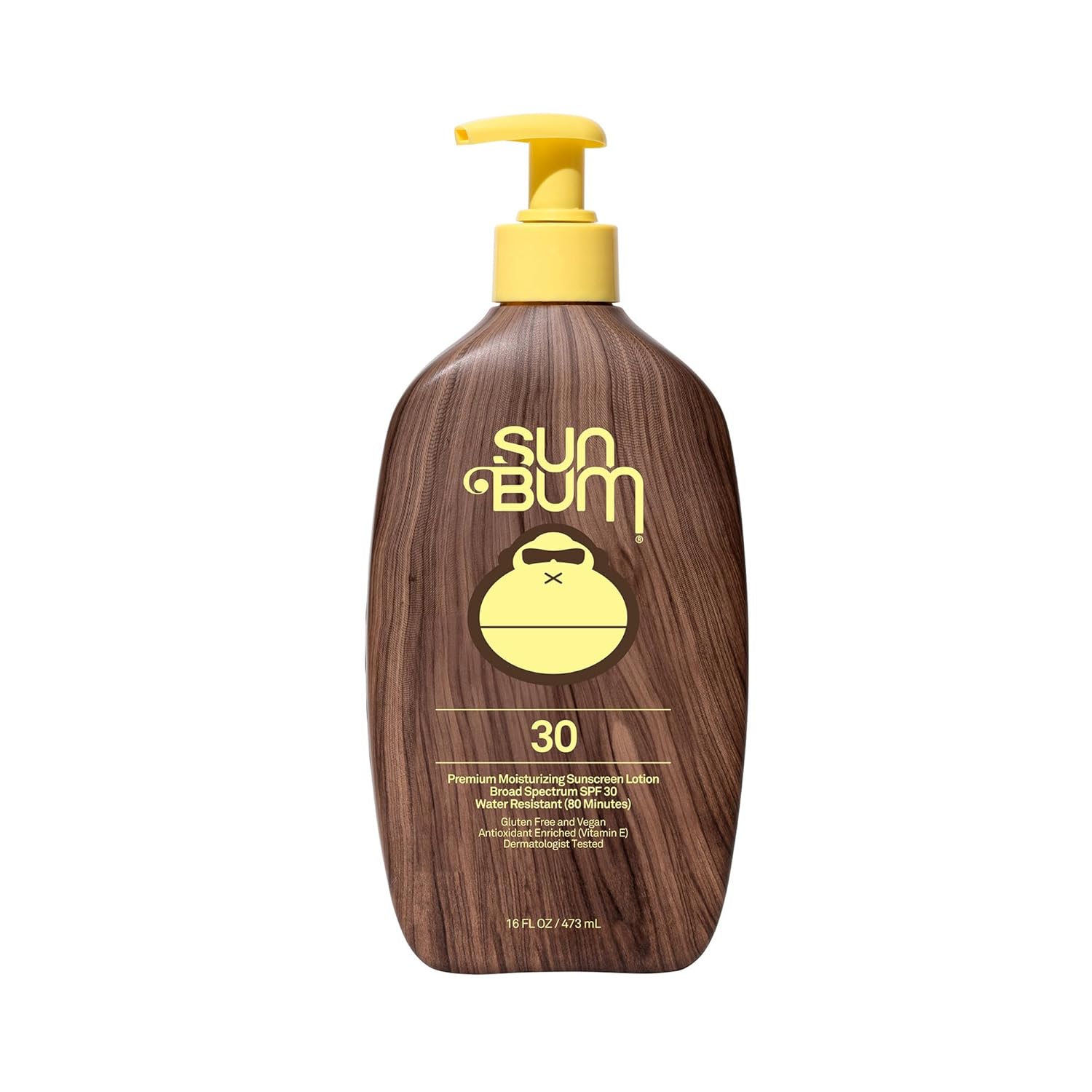 Sun Bum Original SPF 30 Sunscreen Body Lotion - Broad Spectrum Moisturizing Sunscreen with Vitamin E - Hawaii 104 Act Compliant (Made without Octinoxate & Oxybenzone) - 8 oz
