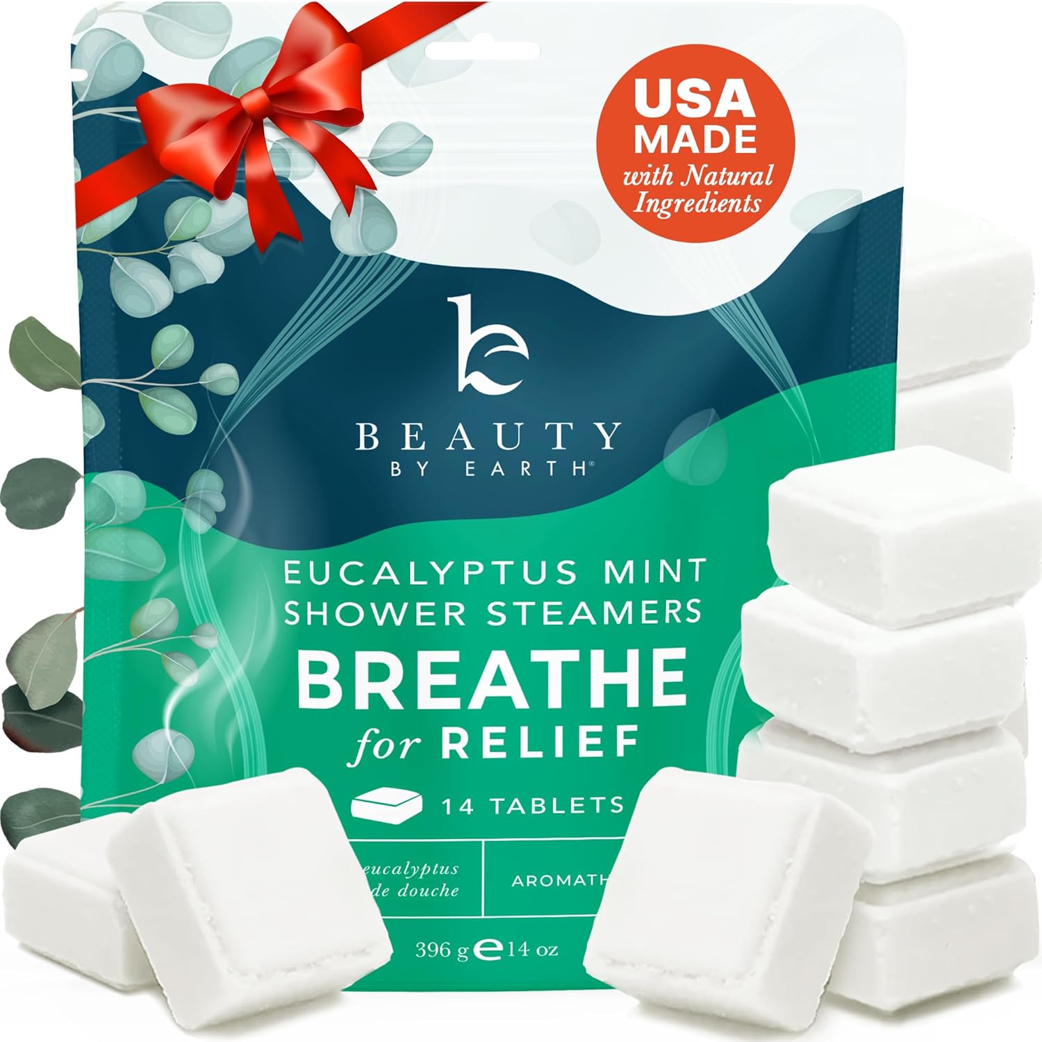 Shower Steamers Aromatherapy - USA Made with Natural Ingredients & Lavender Oil, Large Shower Bombs for Stress Relief, Relaxing Spa Gifts for Women & Men, Luxury New Mom & Nurse Gifts