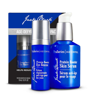 Jack Black Protein Booster Skin Serum, ProSeries Age Control - Anti Aging Serum for Men, Mens Face Serum, Face Serum for Men, Peptide and Antioxidant Serum for Face, Skin Care for Men, Mens Skincare
