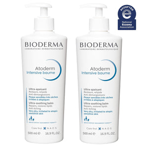 Bioderma Atoderm Intensive Balm, Hydrating Balm for Dry to Atopic Sensitive Skin, Face & Body Moisturizer with Ultra Soothing Anti-Itching Formula, Fragrance-Free, Non-Greasy & Non-Sticky for Family