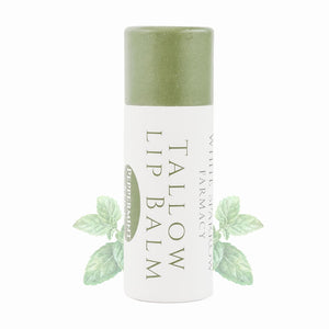 Organic Tallow Lip Balm (Citrus Bouquet) from 100% Grass Fed Cows. Super hydrating with Tallow, Olive Oil, Honey, and Beeswax. Sustainable Cardboard Tubes & Hand Filled. Jumbo Size 0.5 oz.