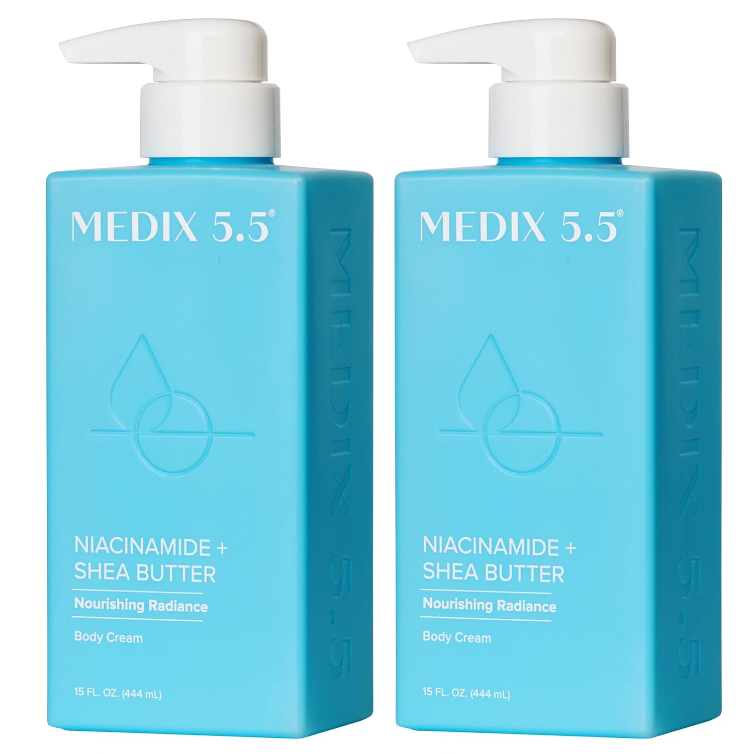 Medix 5.5 Retinol Body Lotion Skincare Moisturizer | Anti Aging Retinol Body Cream | Skin Care Tightening Lotion For Women & Men Helps Diminish Look Of Crepey Skin, Wrinkles, & Fine Lines, 2-Pack