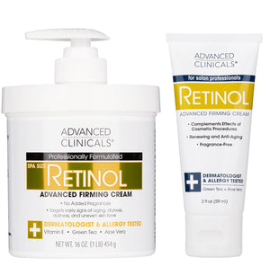 Advanced Clinicals Hyaluronic Acid Moisturizer Body Cream W/Vitamin E | Hydrating Cream & Body Lotion For Women & Men To Help Improve Look of Wrinkles, Dry Skin, Crepey Looking Skin, W/Travel Size