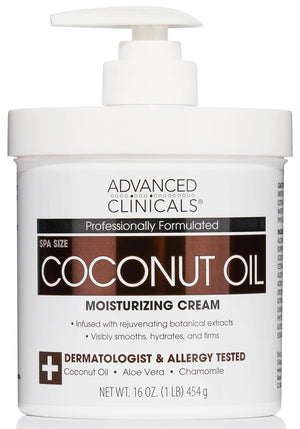 Advanced Clinicals Retinol Body Lotion + Collagen Cream Fragrance Free Face Moisturizer & Body Cream 2pc Skincare Set For Women & Men Helps Reduce Appearance Of Crepey Skin, Wrinkles, & Dry Skin, 2pc