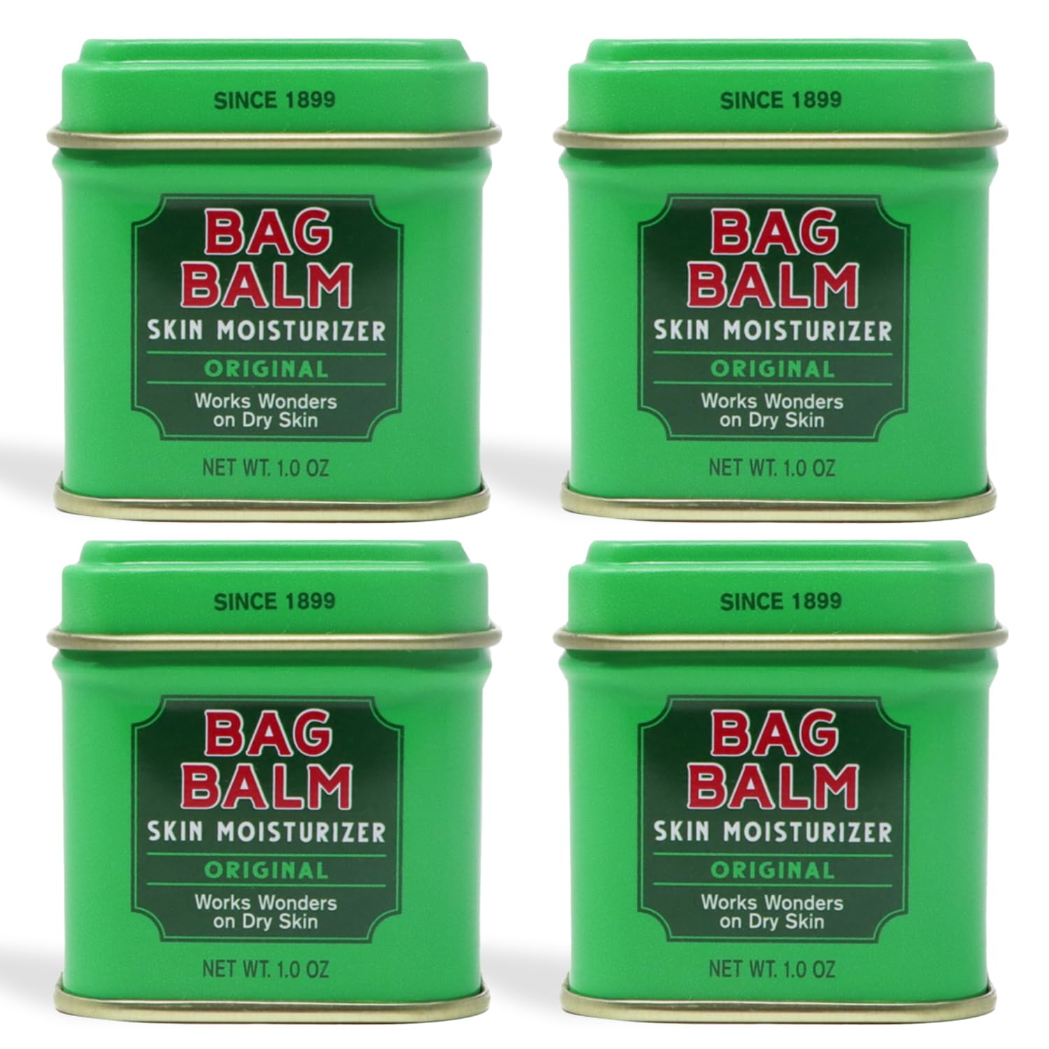 Bag Balm Vermont's Original Hand Moisturizer, Hand Balm for Dry Skin, Cracked Hands, Heels & Dry Hands Treatment, For Dogs and More Ointment, Lotion - 8oz Tin, 3 Pack