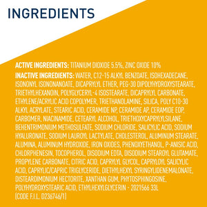CeraVe Hydrating Mineral Sunscreen SPF 30 with Sheer Tint, Tinted Mineral Sunscreen with Zinc Oxide & Titanium Dioxide, Blends Seamlessly For Healthy Glow, Medium, 1.7 Fluid Ounce
