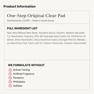 COSRX BHA Toner Pads, 70 Sheets, Exfoliating Pads for Dead Skin & Blackheads, Minimize Pores, Prevent Breakouts, Improve Skin Texture, Korean Skin Care