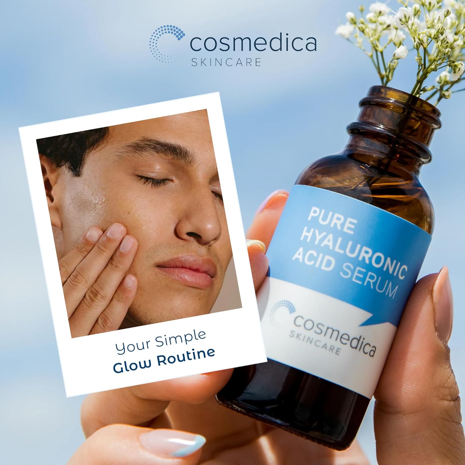 Hyaluronic Acid Serum for Skin 100% Pure Anti Aging Serum Intense Hydration Moisture Non greasy Paraben free, Wrinkle Reducing and Brightening Serum (Pro Formula) 2oz