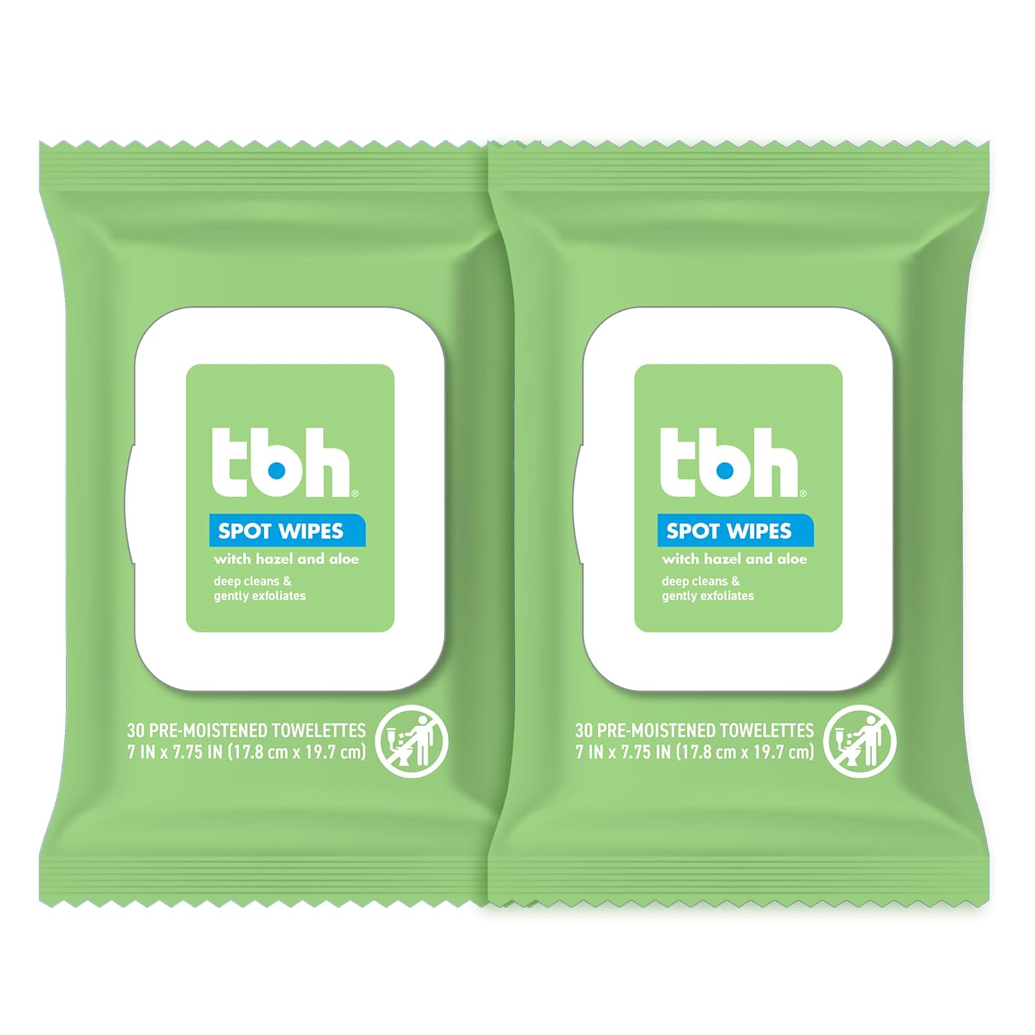 TBH Kids Spot Foam Face Cleansing Wipes – Gentle Daily Skincare for Preteens & Teens with Oily, Dry & Sensitive Skin – Salicylic Acid & Witch Hazel – Paraben-Free & Dermatologist-Approved