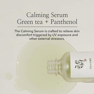 Beauty of Joseon Calming Serum Green Tea Panthenol Soothing, Moisturizing Sensitive, Acne-Prone, UV Irritated Skin, Daily Korean Skin Care for Men and Women, 30ml 1 fl.oz