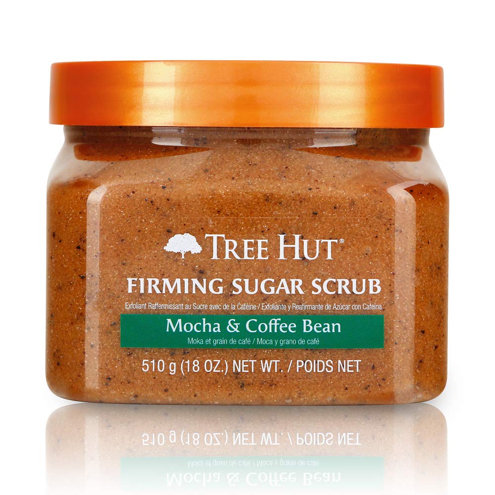Tree Hut Shea Sugar Scrub Tropical Mango, 18oz, Ultra Hydrating and Exfoliating Scrub for Nourishing Essential Body Care