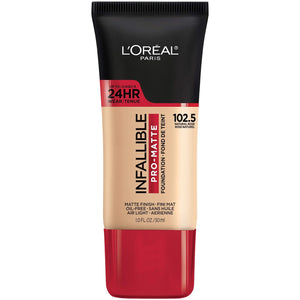 L'Oreal Paris Cosmetics Makeup Infallible Pro-Matte Liquid Longwear Foundation, Fresh Beige, 1 fl oz