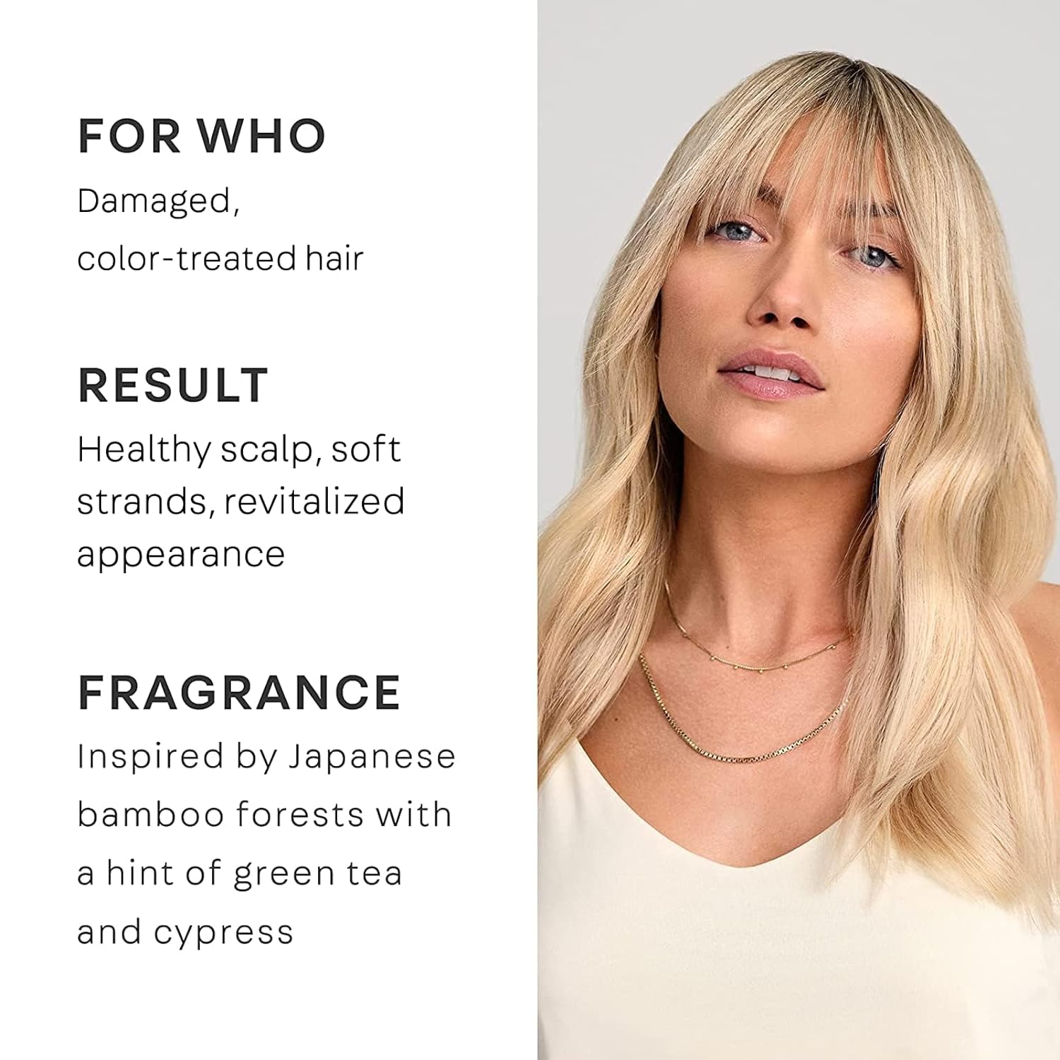 NATURELAB. TOKYO Perfect Repair Treatment Masque: Heat and Color Protection, Hair Mask Treatment to Strengthen and Repair Dull, Damaged, Brittle Hair I 6.7 FL OZ / 200ml