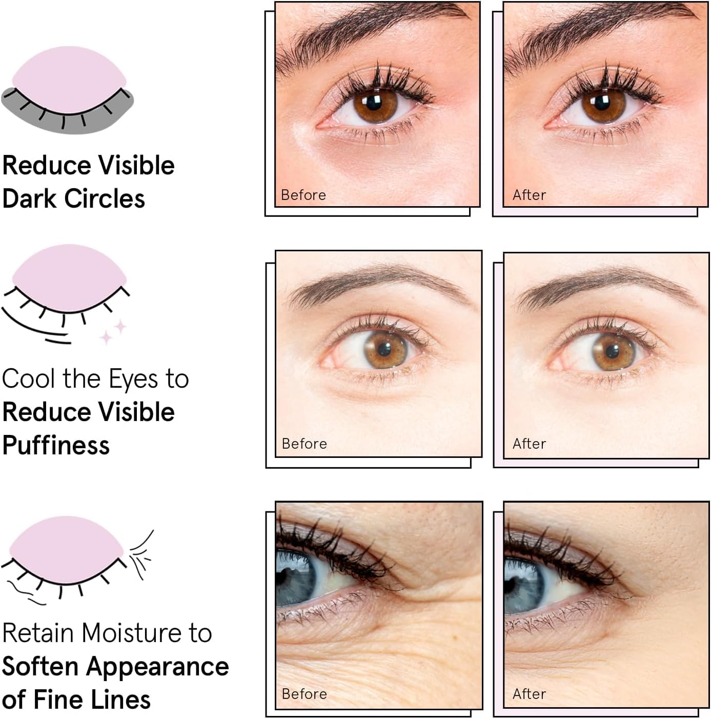 grace & stella Under Eye Mask - Gifts for Women - Reduce Dark Circles, Puffy Eyes, Undereye Bags, Wrinkles - Overnight Gel Under Eye Patches - Bridesmaid Gifts - Vegan Self Care (24 Pairs, Gold)