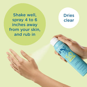 Blue Lizard Kids Mineral Sunscreen Spray SPF 50+, Brand, Broad-Spectrum UVA/UVB Protection, Water-Resistant, Zinc Oxide Formula, 5 fl oz