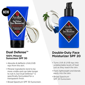 Jack Black Double Duty Face Moisturizer SPF 20 Sunscreen Face Moisturizer for Men, Mens Face Moisturizer, Mens Face Lotion, Face Lotion for Men, Mens Lotion SPF, Gifts for Men