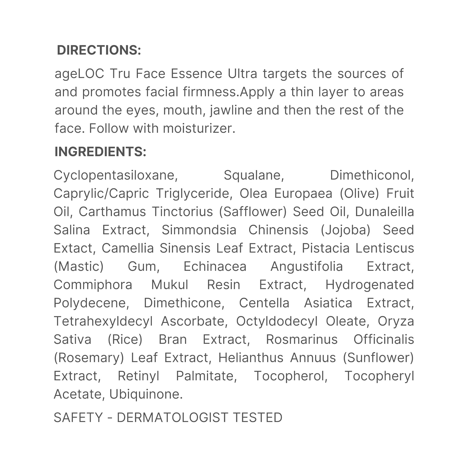 Nu Skin - ageLOC Tru Face Essence Ultra | Experience Firmer, More Youthful, and Lifted Skin Transformation Through Innovative Tru Face FirmPlex Technology