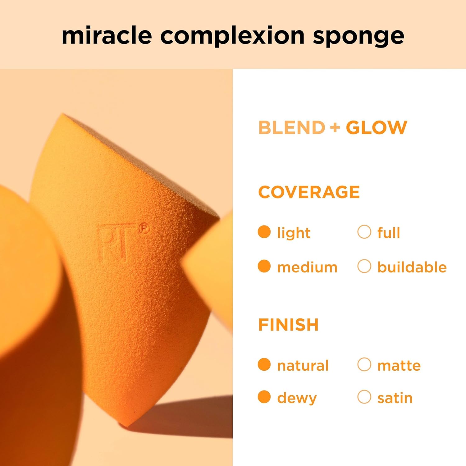Real Techniques 5 Piece Everyday Essentials Makeup Brush Set, Includes 4 Brushes & Makeup Sponge, For Foundation, Blush, Bronzer, Contour, Eyeshadow, & Powder, Travel Gift Set, Cruelty-Free & Vegan