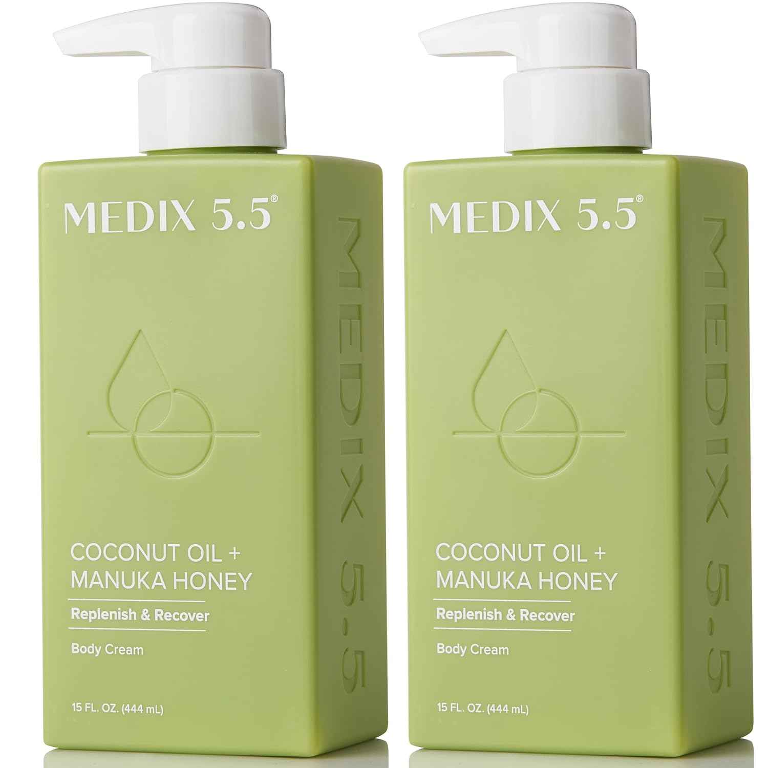 Medix 5.5 Retinol Body Lotion Skincare Moisturizer | Anti Aging Retinol Body Cream | Skin Care Tightening Lotion For Women & Men Helps Diminish Look Of Crepey Skin, Wrinkles, & Fine Lines, 2-Pack