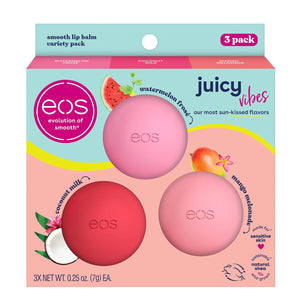 eos 100% Natural & Organic Lip Balm- Sweet Mint, Dermatologist Recommended, All-Day Moisture, Made for Sensitive Skin, Lip Care Products, 0.25 oz