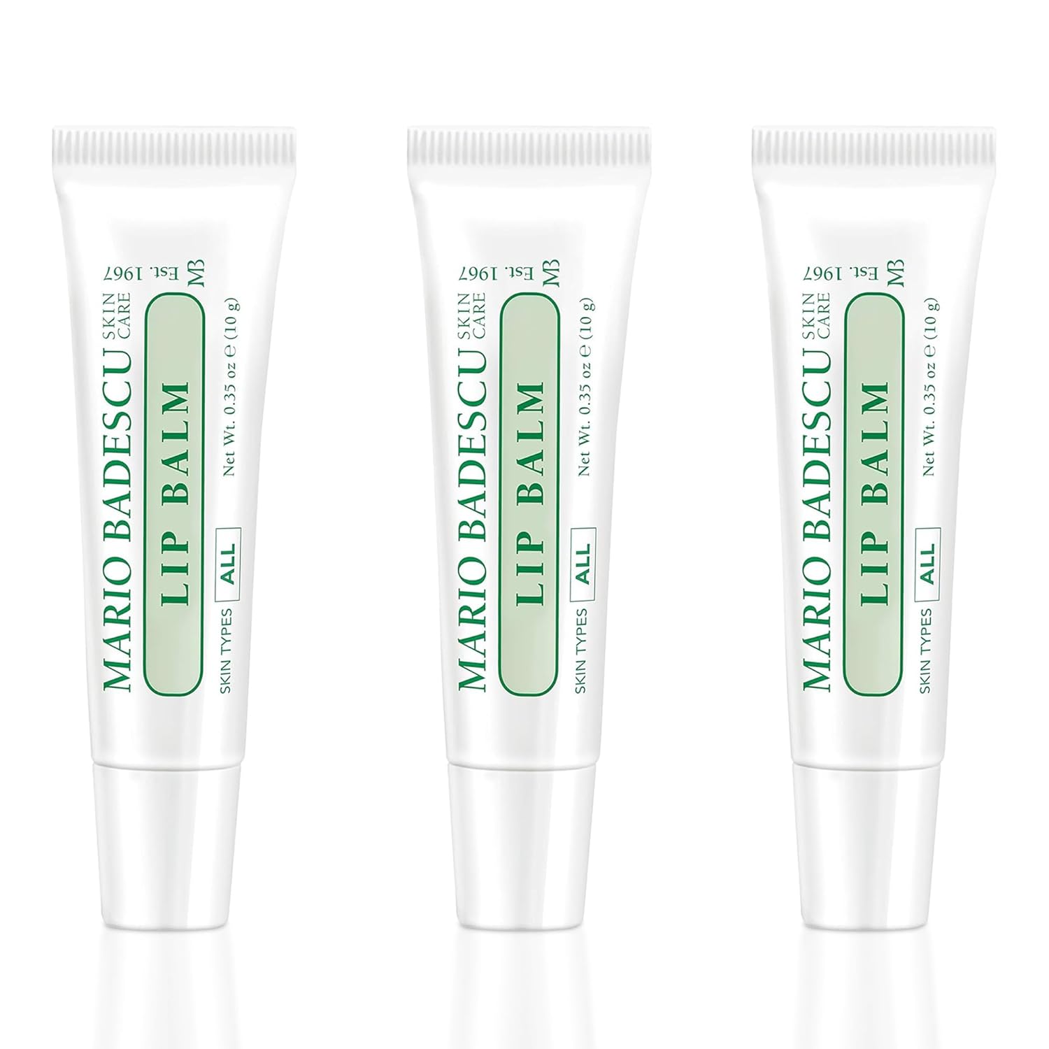 Mario Badescu Moisturizing Lip Balm for Dry Cracked Lips, Infused with Coconut Oil and Shea Butter, Ultra-Nourishing Lip Care Moisturizer for Soft, Smooth and Supple Lips