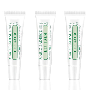 Mario Badescu Moisturizing Lip Balm for Dry Cracked Lips, Infused with Coconut Oil and Shea Butter, Ultra-Nourishing Lip Care Moisturizer for Soft, Smooth and Supple Lips