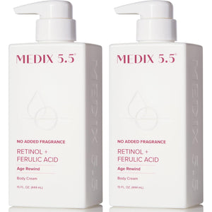 MEDIX 5.5 Collagen Cream Skin Care Face Lotion & Body Lotion For Dry Skin | Anti Aging Collagen Peptides Firming Cream Body Moisturizers Lifts, Firms, & Tightens For Younger Looking Skin, 15 Fl Oz