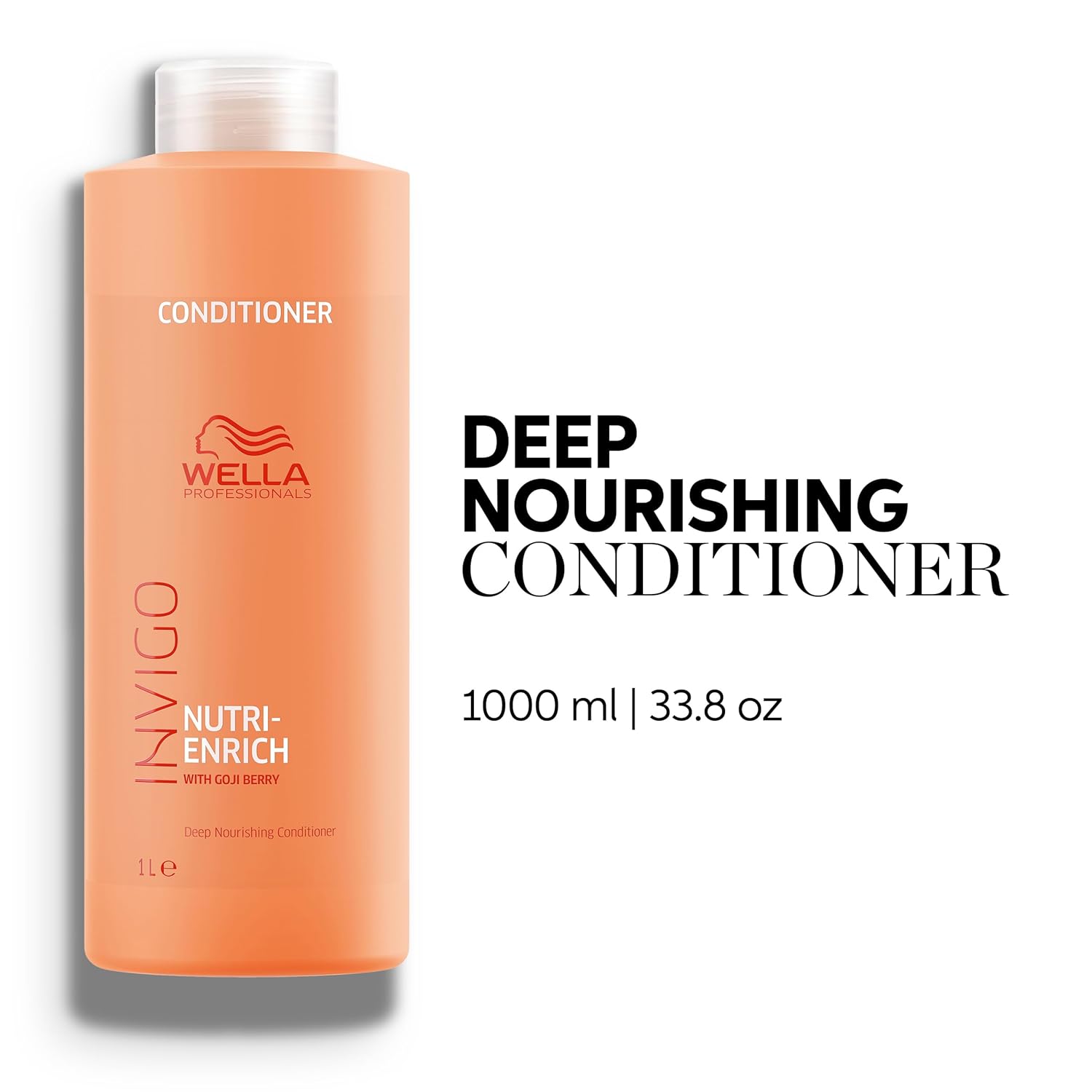 WELLA PROFESSIONALS Invigo Nutri-Enrich Conditioner| Deep Nourishing & Moisturizing Conditioner| For Dry & Damaged Hair| 33.8 Fl Oz