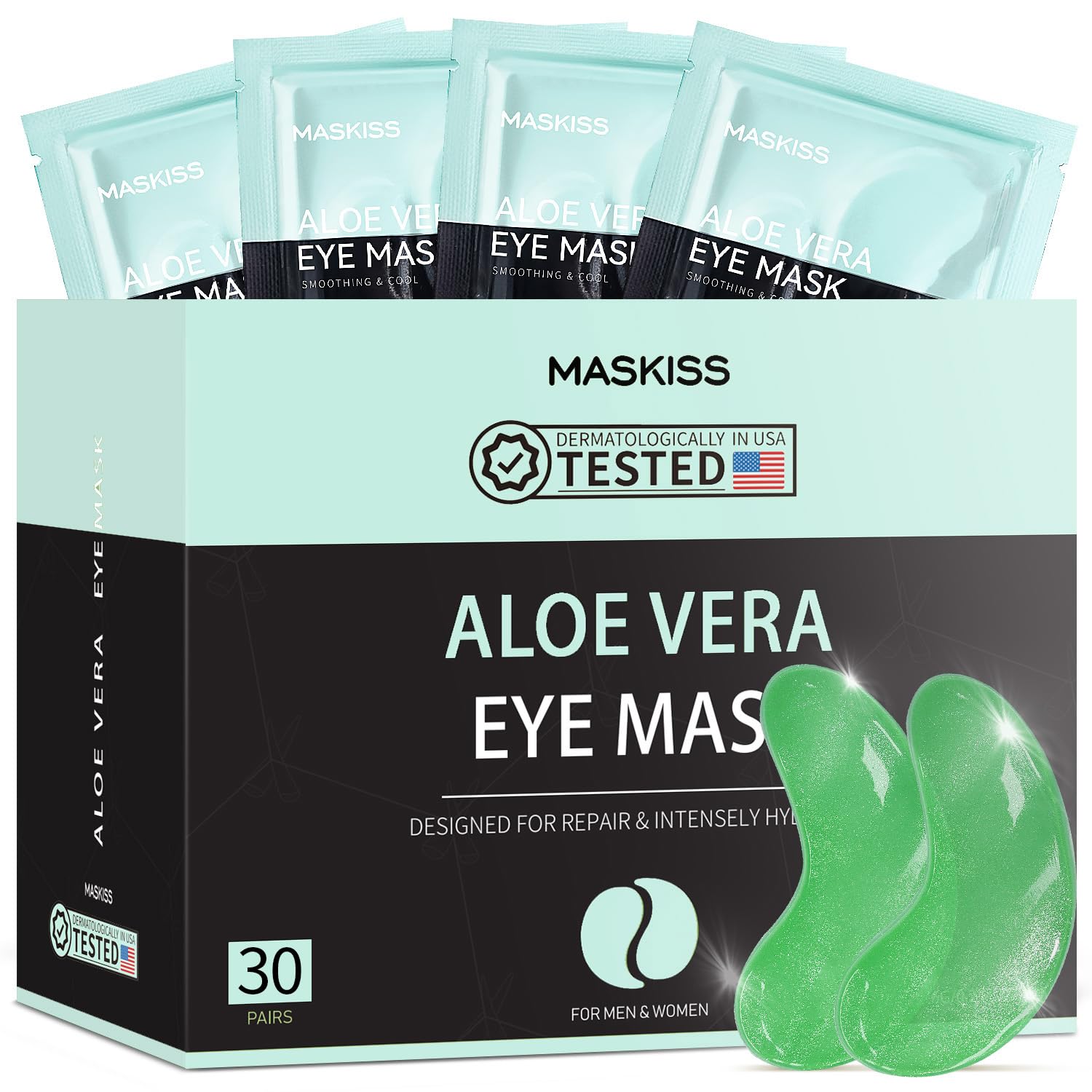 24k Gold Under Eye Patches (8 Pairs), eye mask, Collagen Skin Care Products, Eye Patches for Puffy Eyes, eye masks for dark circles and puffiness