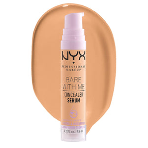 NYX PROFESSIONAL MAKEUP Bare With Me Concealer Serum, Concealer Makeup For Up To 24Hr Hydration - Beige