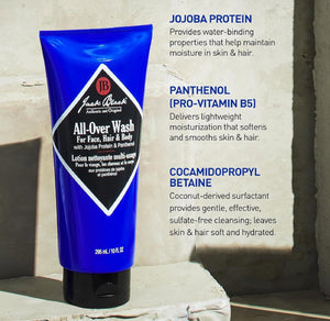 Jack Black Body & Hair Cleanser – Mens Body Wash, Mens Shampoo, Skin Care, Hair Care, Body Wash Men, Sulfate–Free
