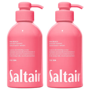 Saltair Body Wash, Signature Scents 2-Pack. Moisturizing Body Cleanser with Monoi Oil and Cupuacu Butter. Luxury Shower Gel for Women and Men. Vegan, Cruelty-Free, Paraben-Free. 2x 17oz Pump Bottles