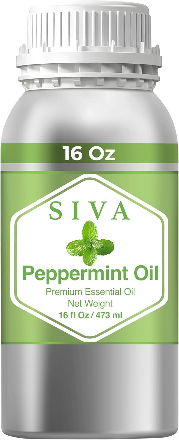 Siva Rosemary Essential Oil - 4 Fl Oz – Natural Rosemary Oil - for Diffuser, Face, Skin Care, Aromatherapy, Hair Care, Scalp and Body Massage - with Dropper