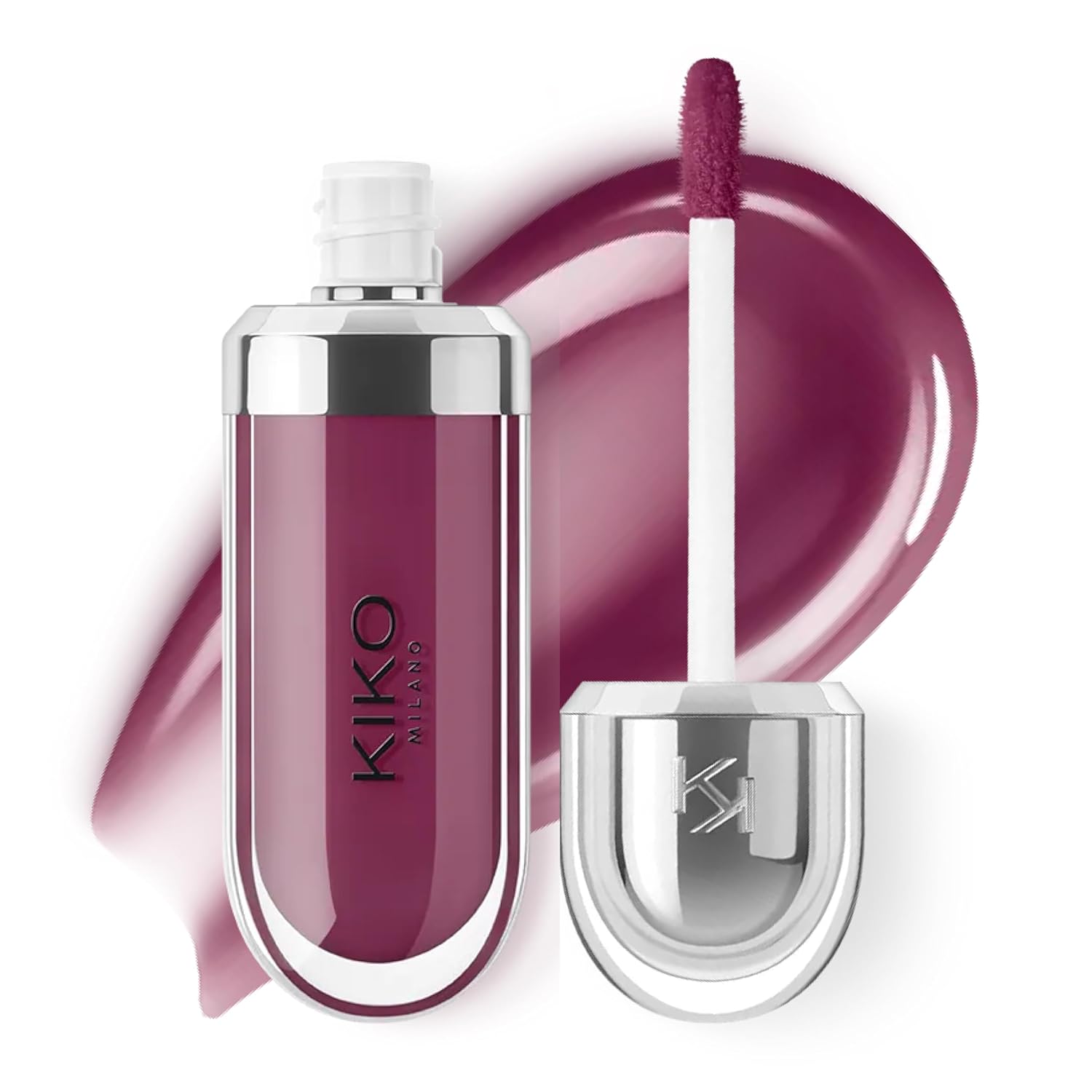 KIKO Milano 3D Hydra Lip Gloss – High Shine, Hydrating, Plumping, Non-Sticky, Moisturizing Lip Makeup