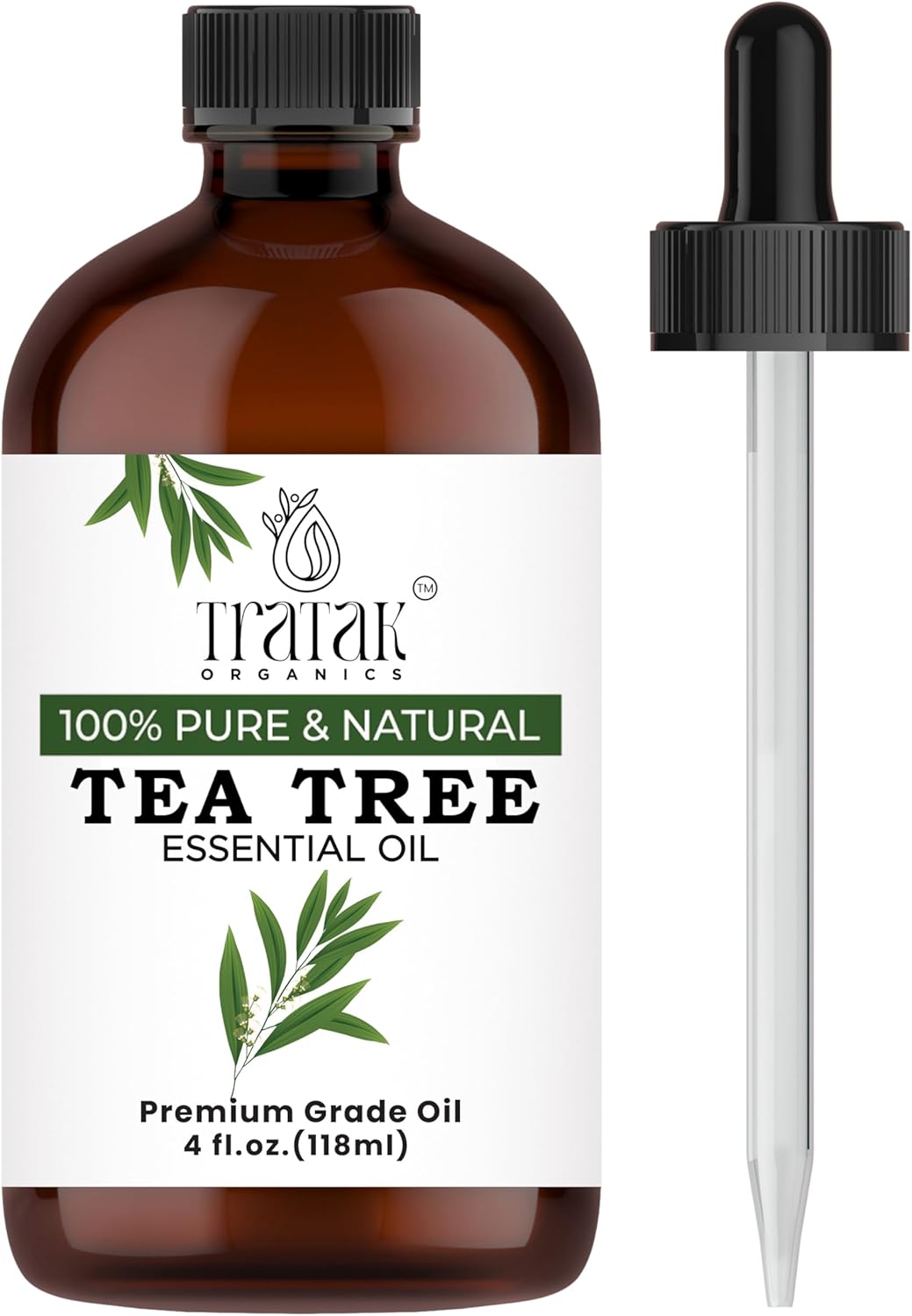 Rosemary Essential Oil 4 Fl Oz - 100% Pure and Natural Oil with Premium Dropper - Premium Therapeutic Grade Essential Oil for Hair Care, Hair Oiling, Scalp Massage and Aromatherapy