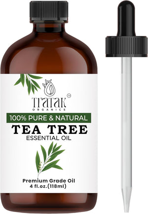 Rosemary Essential Oil 4 Fl Oz - 100% Pure and Natural Oil with Premium Dropper - Premium Therapeutic Grade Essential Oil for Hair Care, Hair Oiling, Scalp Massage and Aromatherapy