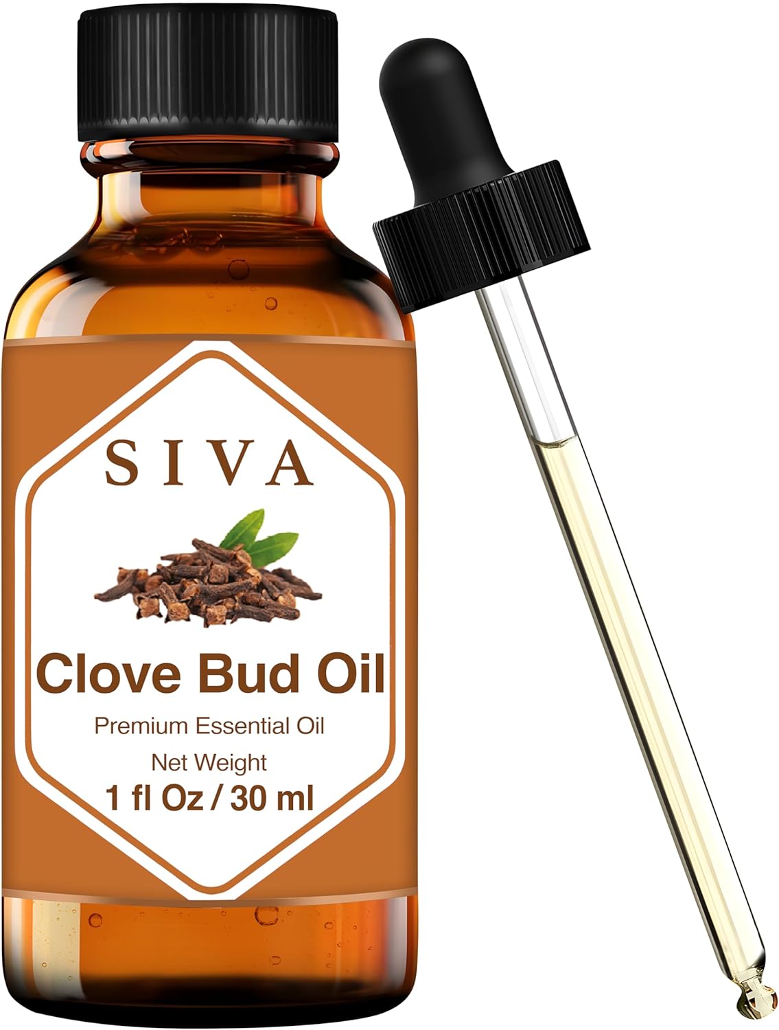 Siva Rosemary Essential Oil - 4 Fl Oz – Natural Rosemary Oil - for Diffuser, Face, Skin Care, Aromatherapy, Hair Care, Scalp and Body Massage - with Dropper