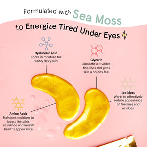 grace & stella Under Eye Mask - Gifts for Women - Reduce Dark Circles, Puffy Eyes, Undereye Bags, Wrinkles - Overnight Gel Under Eye Patches - Bridesmaid Gifts - Vegan Self Care (24 Pairs, Gold)