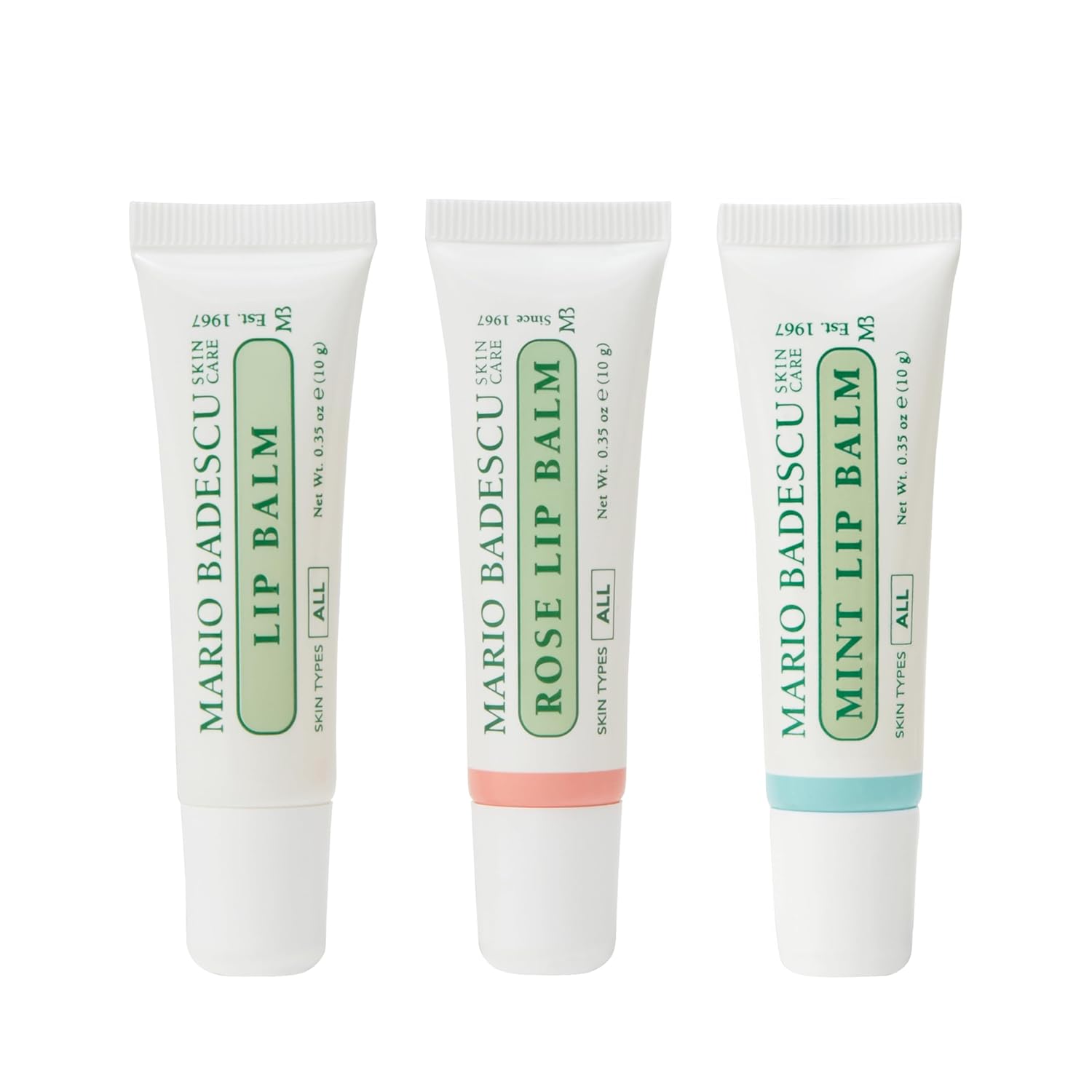 Mario Badescu Moisturizing Lip Balm for Dry Cracked Lips, Infused with Coconut Oil and Shea Butter, Ultra-Nourishing Lip Care Moisturizer for Soft, Smooth and Supple Lips