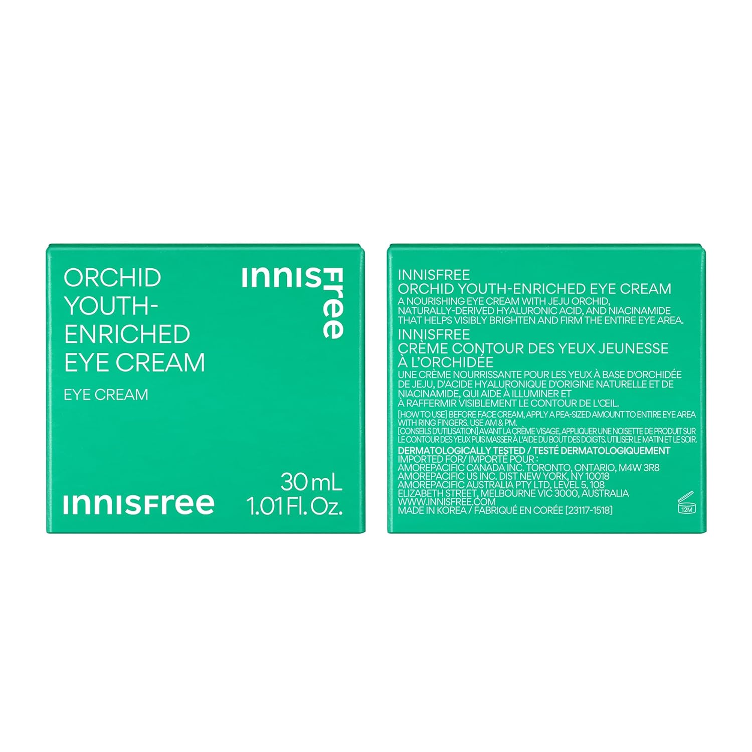 innisfree Orchid Eye Cream – Nourishing Korean Skincare for Eyes