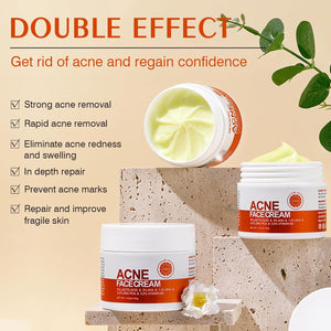 Acne Cream, Salicylic Acid Cystic Acne Treatment For Face, Back Butt Acne Treatments Creams, Acne Spot Treatment for Face Body, Acne Clearing Pimple Cream for Teens & Adults, Acne Moisturizer