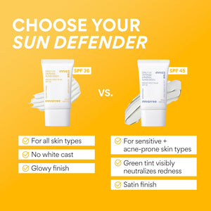 innisfree Daily UV Defense Sunscreen Broad Spectrum SPF 36, Invisible Korean Sunscreen for Face with No White Cast