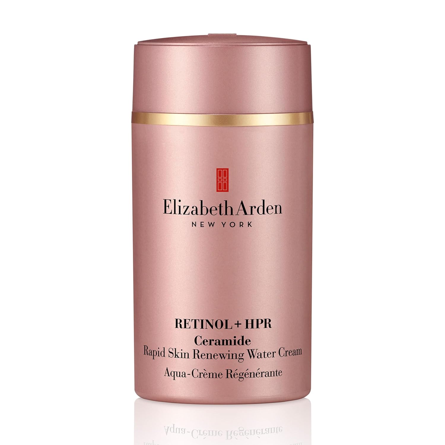 Elizabeth Arden Retinol + HPR Ceramide Rapid Skin Renewing Water Cream Face Moisturizer, Anti-Aging Wrinkle Treatment, Niacinamide, Hyaluronic Acid, Ceramides & Peptides, 1.7 fl oz